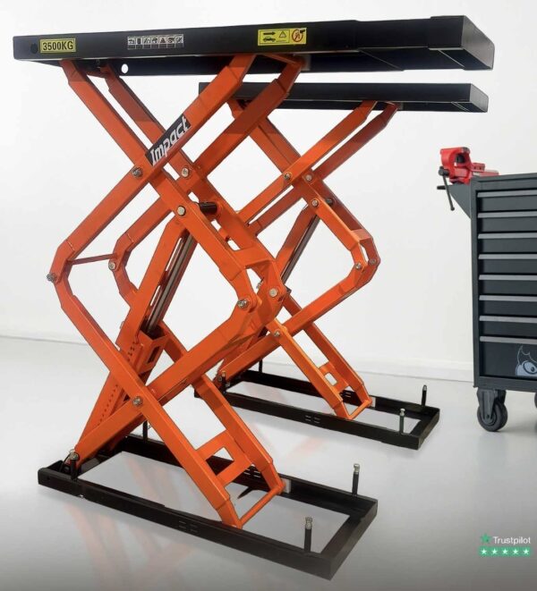 Impact 3.5 Ton Full Rise In-Floor Scissor Car Lift