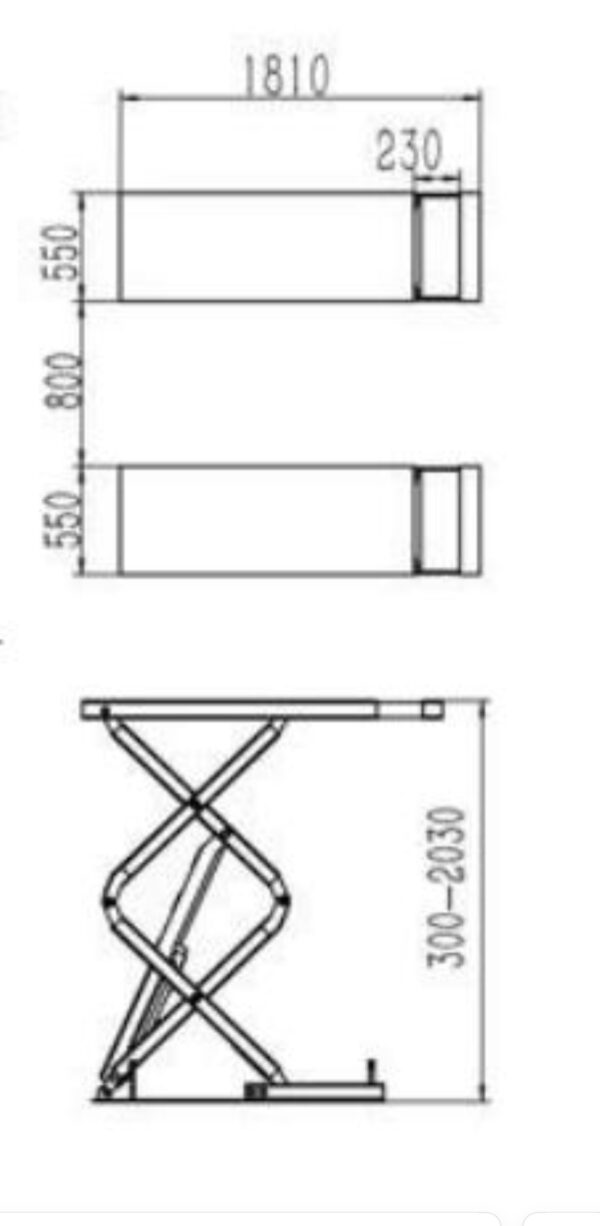 Impact 3.5 Ton Full Rise In-Floor Scissor Car Lift - Image 4