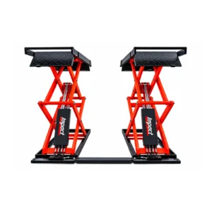 Impact 4 Ton Full Rise On-Floor Scissor Car Lift - Electric Locks